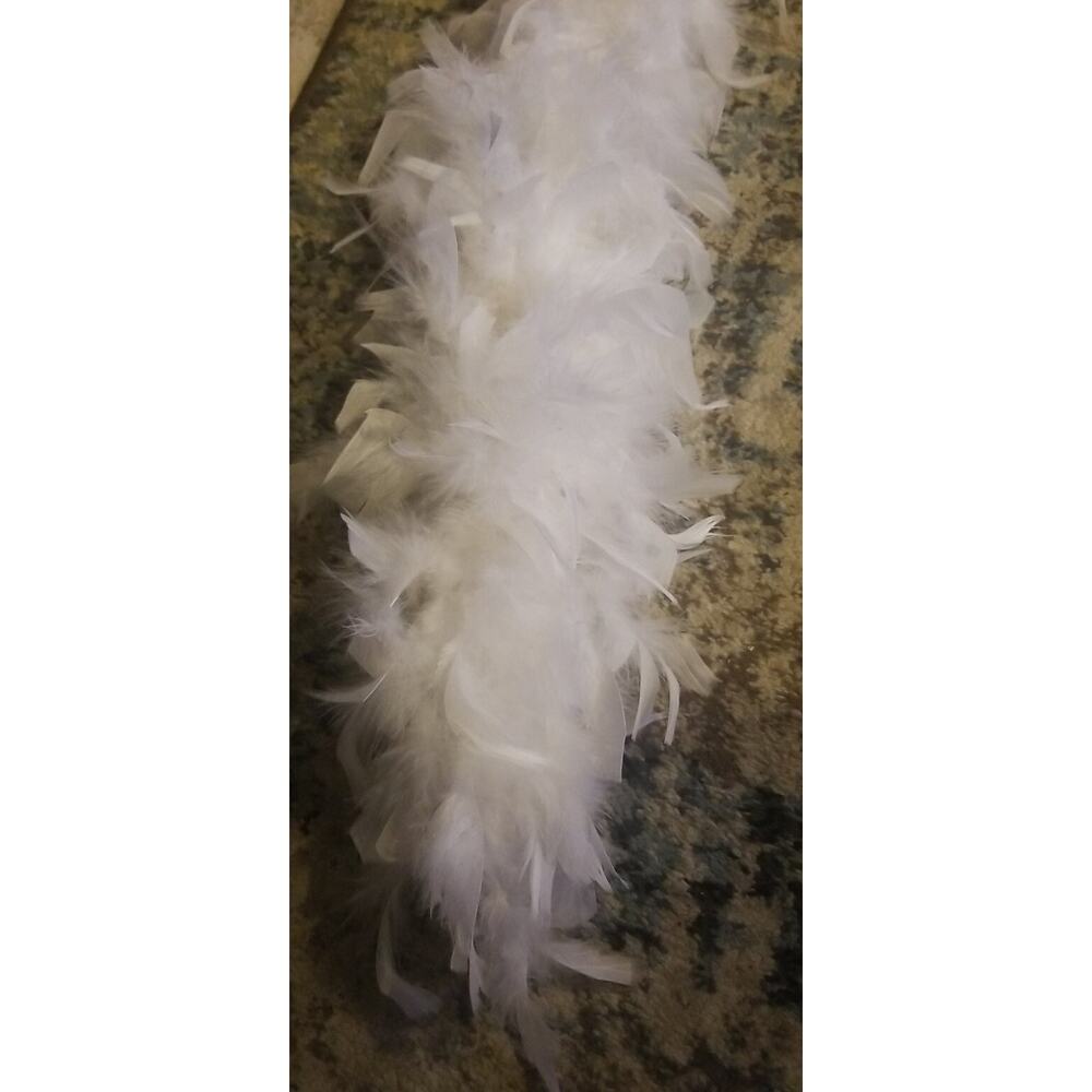 Feather Boa Pretty Elegant Long Flapper Showgirl Party Hollywood Costume 9 piece - Picture 12 of 16